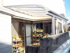 のテラス屋根 スピーネ R型 テラスタイプ 単体 積雪〜20cm対応 施工例