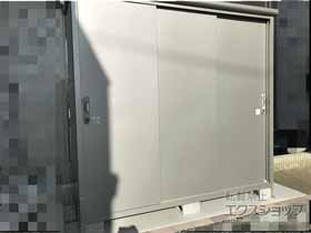 の物置・屋外倉庫 エスモ 一般型 2100×650×1959 ESE-2106A SS 施工例