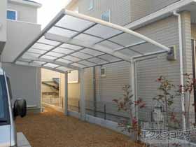 のバルコニー・ベランダ屋根 ヴェクターテラス R型 屋根タイプ 単体 積雪〜20cm対応 施工例