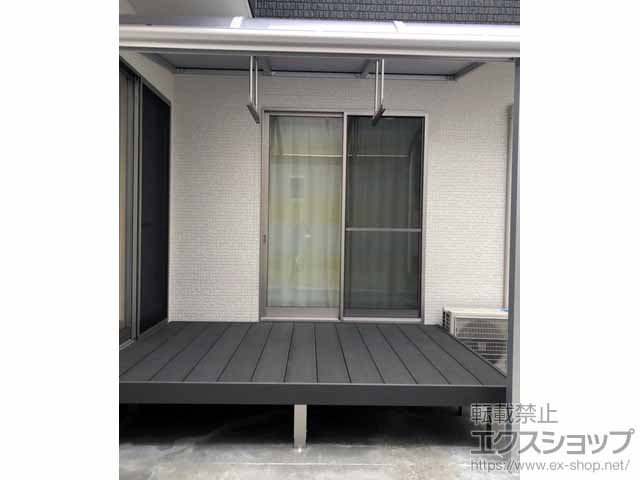 のテラス屋根 ヴェクターテラス R型 テラスタイプ 単体 積雪〜20cm対応 施工例