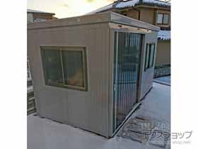 の物置・屋外倉庫 ネクスタ大型 一般型 4420×2210×2375 NXN-98H-PG 施工例