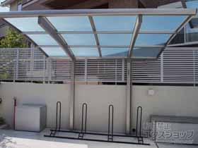 のサイクルポート・駐輪場 レイナポートグランミニ 積雪〜20cm対応 施工例