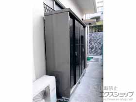 の物置・屋外倉庫 ナイソーシスター　2160×580×1903 KMW-216E 施工例