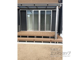 のテラス屋根 ヴェクターテラス F型 テラスタイプ 単体 積雪〜20cm対応 施工例