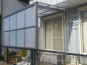 のサイクルポート・駐輪場 ネスカFミニ (フラットスタイル) 積雪〜20cm対応 施工例