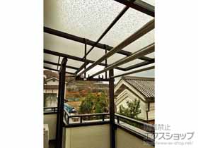 のバルコニー・ベランダ屋根 プレシオステラス F型 屋根タイプ 単体 積雪〜20cm対応 施工例