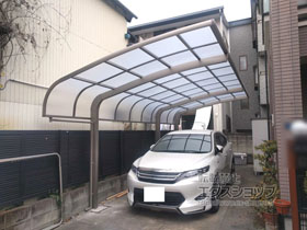 のカーポート テールポートシグマIII 延長 積雪〜20cm対応 施工例