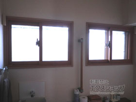 の二重窓（内窓） インプラス ダストバリア仕様 引違い窓 4枚建 施工例