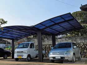 のカーポート レイナポートグラン Y合掌　積雪〜20cm対応 施工例