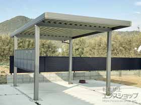 のカーポート テリオスポートIII 900 角柱4本仕様 積雪〜30cm対応 施工例