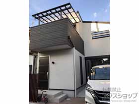 のバルコニー・ベランダ屋根 パワーアルファ F型 屋根タイプ 単体 積雪〜30cm対応 施工例