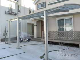 のカーポート レイナポートグラン 延長　積雪〜20cm対応 施工例