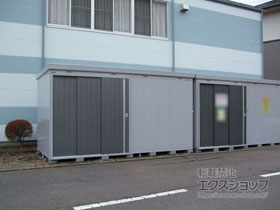 の物置・屋外倉庫 ネクスタ大型 多雪地型 4420×2210×2375 NXN-98H-PG 施工例