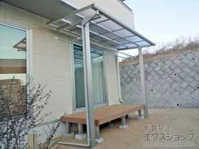 YKKAPのテラス屋根 エフルージュグランZERO テラスタイプ 積雪〜20cm対応 施工例