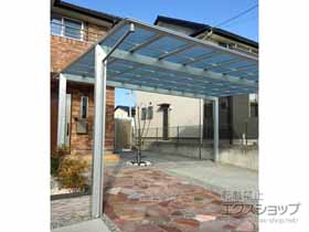 のカーポート エフルージュ ツイン 積雪〜20cm対応 施工例