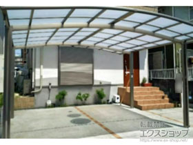 のカーポート ネスカR (ラウンドスタイル) ワイド 積雪〜20cm対応 施工例