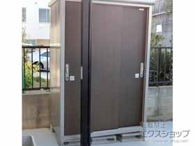 の物置・屋外倉庫 エスモ 一般型 1350×750×1959 ESE-1307A-DW 施工例