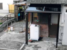 のテラス屋根 ヴェクターテラス F型 テラスタイプ 単体 積雪〜20cm対応 施工例