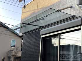 のオーニング・日よけ クリアルーフ 2連棟タイプ 積雪〜20cm対応 施工例