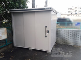 の物置・屋外倉庫 エルモ 一般型 2220×1870×2118 LMD-2218-CB 施工例