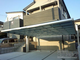 のカーポート 4G フォーグワイド 積雪〜20cm対応 施工例