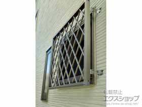 面格子 【特注】アルミ面格子 ヒシクロス 施工例