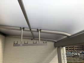 のバルコニー・ベランダ屋根 ヴェクターテラス R型 屋根タイプ 単体 積雪〜20cm対応 施工例