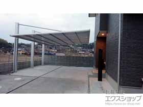のカーポート ダブルフェース 側面支持タイプ 積雪〜20cm対応 施工例