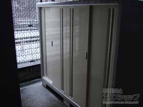 の物置・屋外倉庫 シンプリー 一般型 1940×905×1603 MJX-199D-FW 施工例