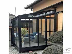 のテラス囲い・サンルーム サニージュ F型 床納まり ランマ無 積雪〜20cm対応 施工例