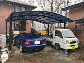 のカーポート プレシオスポート ワイド 積雪〜20cm対応 施工例