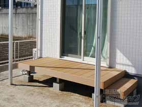 のウッドデッキ レストステージ 幕板納まり 施工例