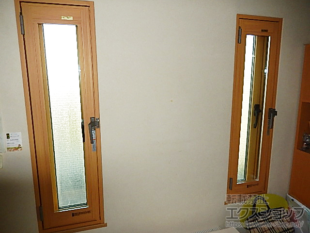 の二重窓（内窓） インプラス ダストバリア仕様 開き窓 外観左吊元 施工例