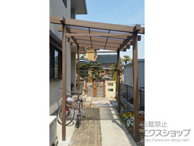 のテラス屋根 Jポーチ 独立タイプ 積雪〜40cm対応 施工例