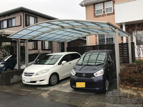 のカーポート レイナツインポートグラン　積雪〜20cm対応 施工例