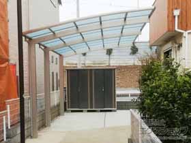 のカーポート レイナポートグラン 延長　積雪〜20cm対応 施工例