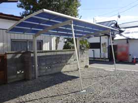 のカーポート レイナポートグラン　積雪〜20cm対応＋着脱式サポート 標準・ハイルーフ兼用 2本入り×1セット 施工例