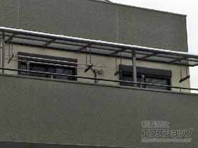 のバルコニー・ベランダ屋根 スピーネ R型 屋根タイプ 連棟 積雪〜20cm対応 施工例