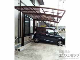 のカーポート レイナポートREグラン 前下がり 積雪〜20cm対応 施工例