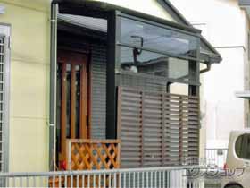 のサイクルポート・駐輪場 ネスカRミニ (ラウンドスタイル) 積雪〜20cm対応 施工例