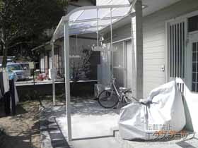 のテラス屋根 スピーネ R型 テラスタイプ 単体 積雪〜20cm対応 施工例