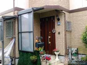 のテラス屋根 スピーネ F型 テラスタイプ 単体 積雪〜20cm対応 施工例