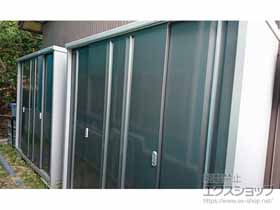 の物置・屋外倉庫 シンプリー 一般型 1940×755×1903 MJX-197E-PG 施工例