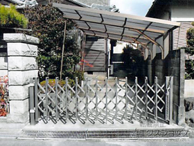 のカーゲート アルシャインHG ノンキャスター 片開き 300S 施工例