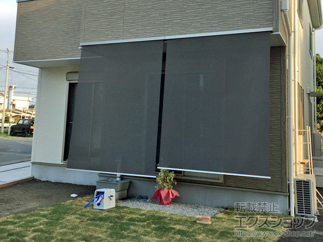 のオーニング・日よけ スタイルシェード 壁付 1枚仕様 施工例