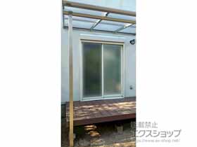 のテラス屋根 プレシオステラス F型 テラスタイプ 単体 積雪〜20cm対応 施工例