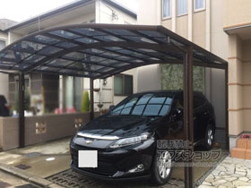 のカーポート プレシオスポート ワイド 積雪〜20cm対応 施工例