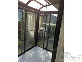 のテラス囲い・サンルーム サニージュ R型 床納まり ランマ無 積雪〜20cm対応 施工例