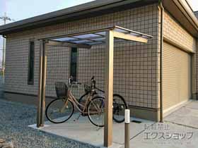 のサイクルポート・駐輪場 ネスカFミニ (フラットスタイル) 積雪〜20cm対応 施工例