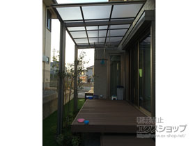 のテラス屋根 フーゴF 独立テラスタイプ 単体 積雪〜20cm対応 施工例